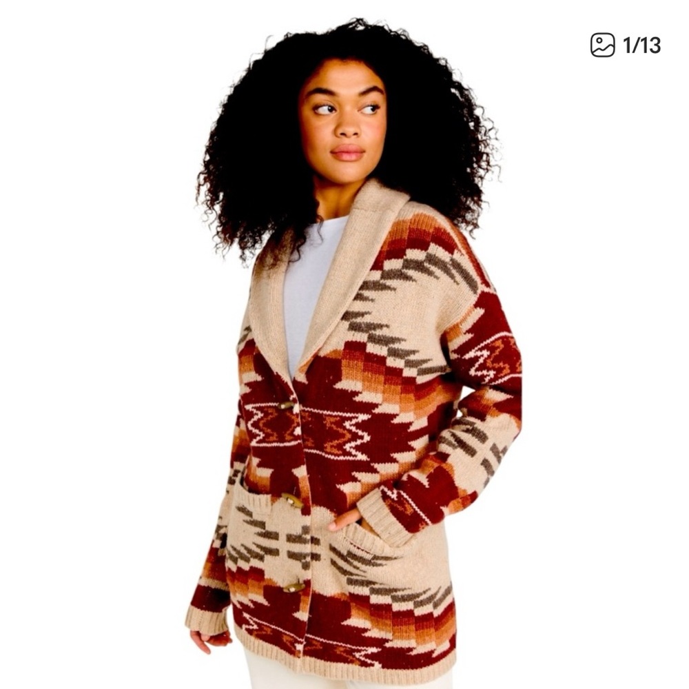 Faherty x Thunder Voice Lehi Cardigan XS